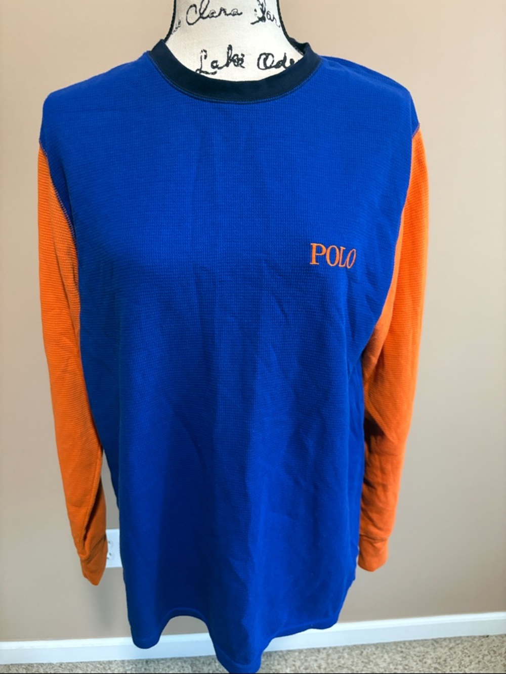 Polo Long Sleeve Colorblock - size XL